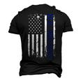Best Dad Ever Military Pride - 4Th Of July Usa Flag Men's 3D T-shirt Back Print Black