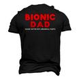 Mens Bionic Dad Knee Hip Replacement Surgery 90 Original Parts Men's 3D T-Shirt Back Print Black