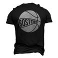 Boston Retro City Massachusetts State Basketball Men's 3D T-Shirt Back Print Black