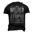 Cool Welding Art For Men Women Welder Iron Worker Pipeliner Men's 3D T-Shirt Back Print Black