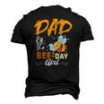 Dad Of The Bee Day Girl Hive Party Matching Birthday Men's 3D T-Shirt Back Print Black