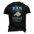 Being A Dad Is An Honor Being A Pappy Is Priceless Men's 3D T-Shirt Back Print Black