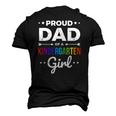 Dad Of A Kindergarten Girl Men's 3D T-Shirt Back Print Black