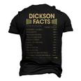 Dickson Name Dickson Facts Men's 3D T-shirt Back Print Black