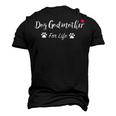Dog Owner Dog Godmother For Life Men's 3D T-shirt Back Print Black