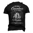 Father Grandpa Being Grandpa Is An Honor Being Papa Is Priceless203 Family Dad Men's 3D Print Graphic Crewneck Short Sleeve T-shirt Black
