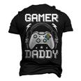 Gamer Daddy Video Gamer Gaming Men's 3D T-shirt Back Print Black