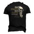 George Washington Stay Strapped Or Get Clapped 4Th Of July Men's 3D T-Shirt Back Print Black