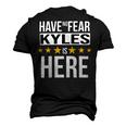 Have No Fear Kyles Is Here Name Men's 3D Print Graphic Crewneck Short Sleeve T-shirt Black