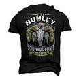 Hunley Name Shirt Hunley Family Name V2 Men's 3D Print Graphic Crewneck Short Sleeve T-shirt Black