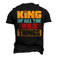 King Of All The Wild Things Father Of Boys & Girls Men's 3D Print Graphic Crewneck Short Sleeve T-shirt Black