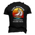 Lake Superior Unsalted Shark Free Men's 3D T-Shirt Back Print Black