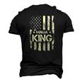 Maga King Make America Great Again Retro American Flag Men's 3D T-Shirt Back Print Black