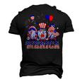Merica Gnomes Happy 4Th Of July Us Flag Independence Day Men's 3D T-shirt Back Print Black
