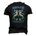 Mermaid Security Merman Swimming Men's 3D T-Shirt Back Print Black
