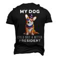 My Dog Could Shit A Better President Corgi Lover Anti Biden V2 Men's 3D Print Graphic Crewneck Short Sleeve T-shirt Black