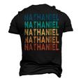 Nathaniel Name Shirt Nathaniel Family Name V2 Men's 3D Print Graphic Crewneck Short Sleeve T-shirt Black