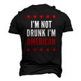 Im Not Drunk Im American 4Th Of July Tee Men's 3D T-Shirt Back Print Black