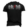 Outnumbered Dad Of Girls Men Fathers Day For Girl Dad V2 Men's 3D T-Shirt Back Print Black