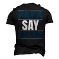 Papa Say Lelax Papa T-Shirt Fathers Day Gift Men's 3D Print Graphic Crewneck Short Sleeve T-shirt Black