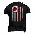 Paramedic Usa America Flag Star Of Life Men's 3D T-Shirt Back Print Black
