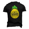 Pineapple Summer Sweet Summer Hello Break Vacation Men's 3D T-Shirt Back Print Black