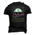 Pluviophile Definition Rainy Days And Rain Lover Men's 3D T-Shirt Back Print Black
