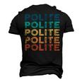 Polite Name Shirt Polite Family Name Men's 3D Print Graphic Crewneck Short Sleeve T-shirt Black