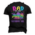 Lets Pop It Dad Of The Birthday Girl Pop It Men's 3D T-Shirt Back Print Black