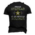 Proud Army Stepdad Of A Soldier-Proud Army Stepdad Army Men's 3D T-Shirt Back Print Black
