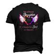 Im A Proud Daughter Of A Wonderful Dad In Heaven David 1986 2021 Angel Wings Heart Men's 3D T-Shirt Back Print Black