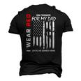 Red On Friday Dad Military Remember Everyone Deployed Flag Men's 3D T-Shirt Back Print Black