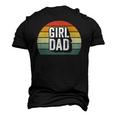 Retro Girl Dad Proud Father Love Dad Of Girls Vintage Men's 3D T-Shirt Back Print Black