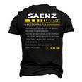 Saenz Name Saenz Facts Men's 3D T-shirt Back Print Black