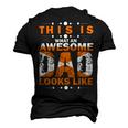 This Is What An Awesome Dad Looks Like Fathers Day T Shirts Men's 3D Print Graphic Crewneck Short Sleeve T-shirt Black