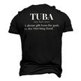 Tuba Definition Funny Marching Band Camp Gift T Shirt Men's 3D Print Graphic Crewneck Short Sleeve T-shirt Black