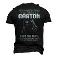 Never Underestimate The Power Of An Garton Even The Devil V8 Men's 3D T-shirt Back Print Black
