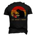 I Do What I Want Black Cat For Women Men Vintage Men's 3D T-Shirt Back Print Black