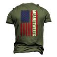 2024 Mean Tweets 4Th Of July Election Men's 3D T-Shirt Back Print Army Green