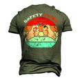 4Th Of July Patriotic Drinking Fireworks Safety Third Men's 3D T-shirt Back Print Army Green