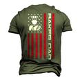 Mens 4Th Of July Us Flag Baker Dad For Fathers Day Men's 3D T-shirt Back Print Army Green