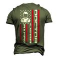 Mens 4Th Of July Us Flag Doctor Dad Fathers Day Men's 3D T-shirt Back Print Army Green