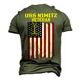 Aircraft Carrier Uss Nimitz Cvn-68 Veterans Day Father Day T-Shirt Men's 3D Print Graphic Crewneck Short Sleeve T-shirt Army Green