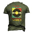 Mens Im An Analog Man In A Digital World Vinyl Vintage Music Men's 3D T-Shirt Back Print Army Green