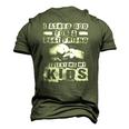 Mens I Asked God For A Best Friend He Sent Me My Kids Fathers Day Men's 3D T-Shirt Back Print Army Green