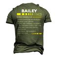 Bailey Name Bailey Facts V2 Men's 3D T-shirt Back Print Army Green