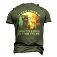 Mens Bear Camping Its Not A Dad Bod Its A Father Figure Men's 3D T-Shirt Back Print Army Green