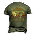 Best Chihuahua Dad Ever Retro Vintage Sunset Men's 3D Print Graphic Crewneck Short Sleeve T-shirt Army Green