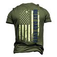Best Dad Ever Military Pride - 4Th Of July Usa Flag Men's 3D T-shirt Back Print Army Green
