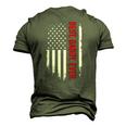 Best Daddy Ever Us American Flag Vintage For Fathers Day Men's 3D T-Shirt Back Print Army Green